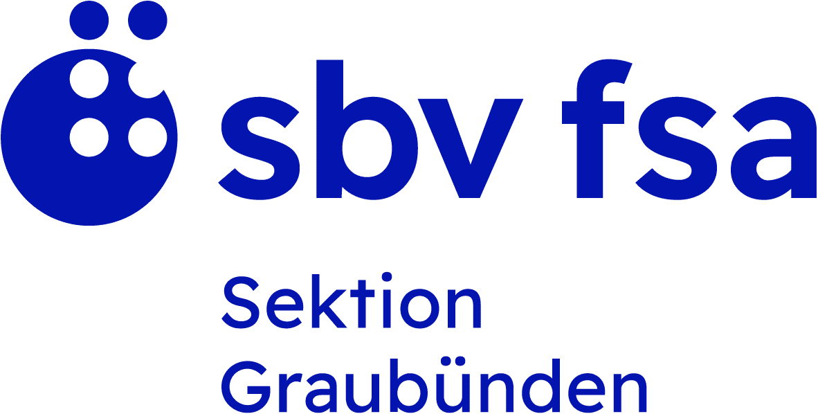 Blaues Logo der sbv-Sektion Graubünden