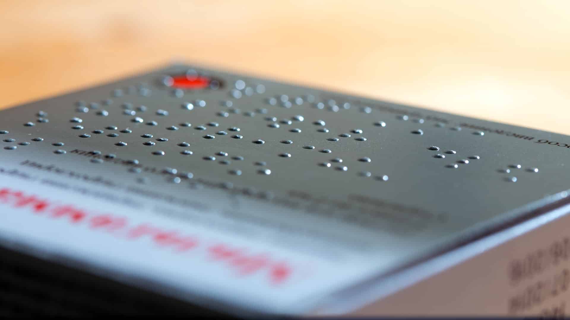 Medikamentenverpackung mit Braille
