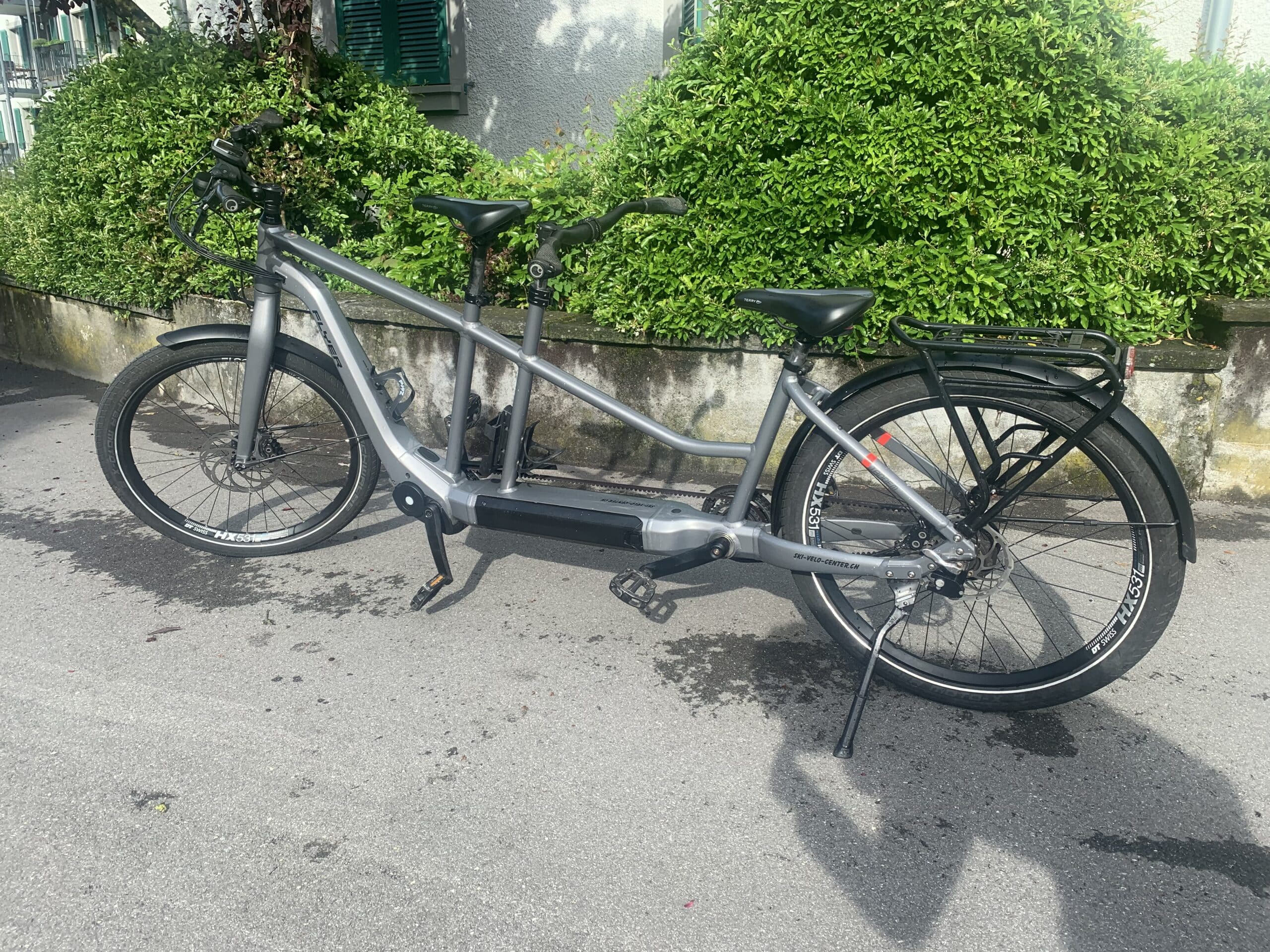 Flyer Tandem E-Bike mit Rohloff-Schaltung & Bosch-Motor