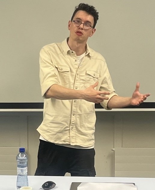 Un participant du dernier cours en allemand 