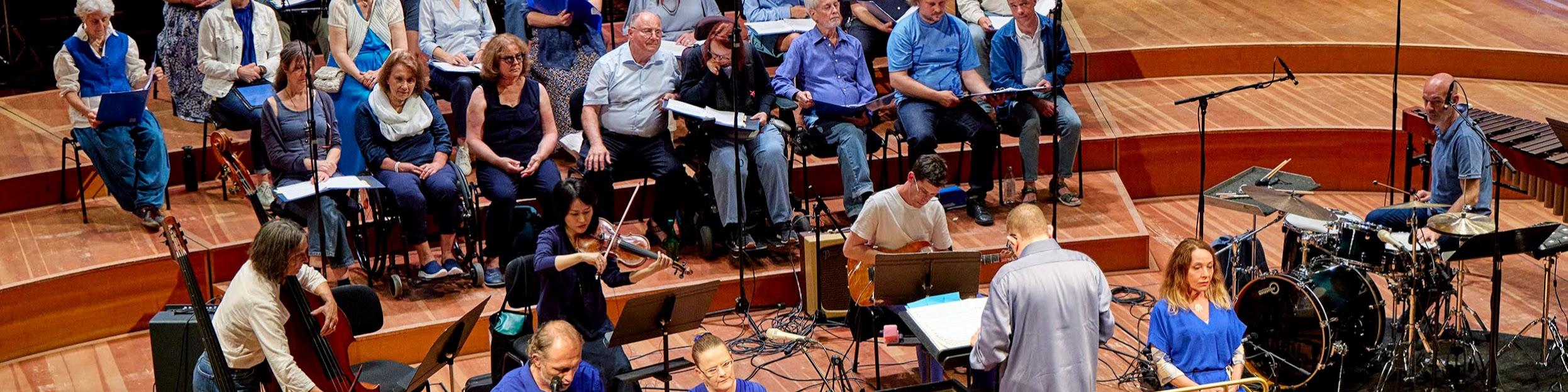 Choeur en répétition