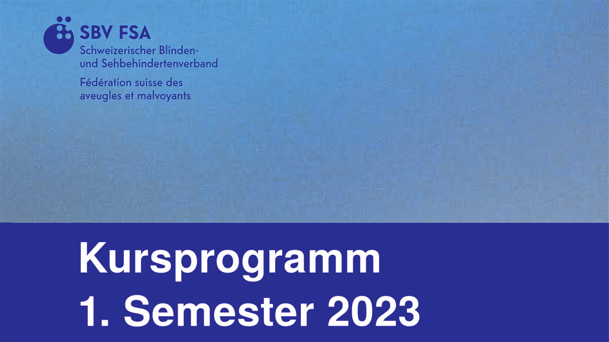 Titelbild Kursprogramm 2023