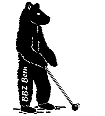 Logo BBZ Bern: Bär mit Langstock