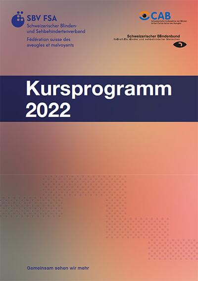 Titelbild Kursprogramm 2022